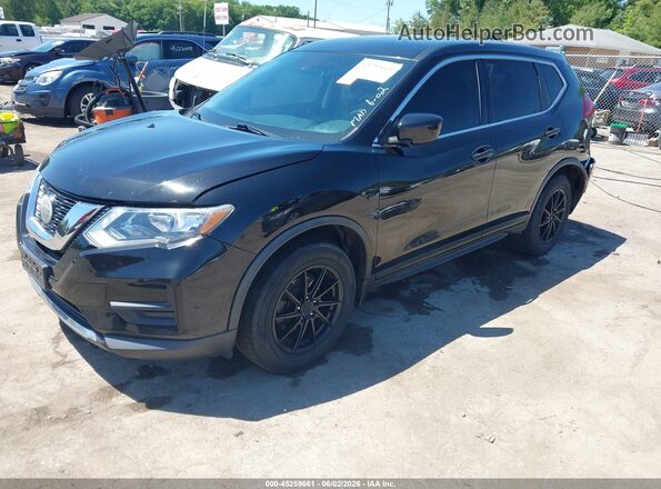 KNMAT2MV9KP534220 2019 NISSAN ROGUE Black Vista tres cuartos delantera izquierda