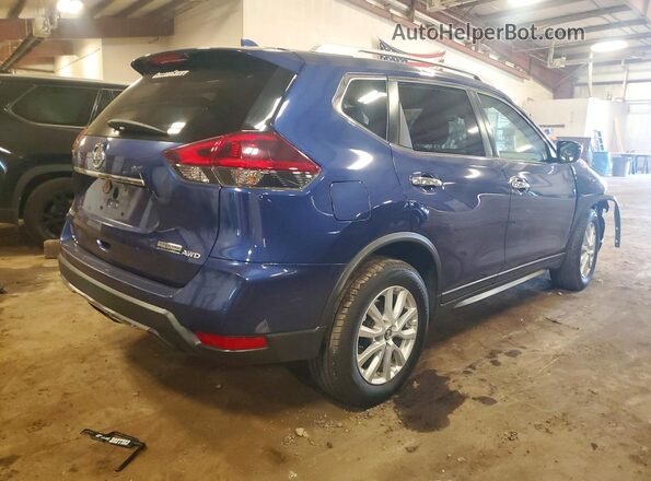 KNMAT2MV9KP543077 2019 NISSAN ROGUE Синий 