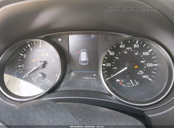 KNMAT2MV9KP543113 2019 NISSAN ROGUE Blue Widok tylnych siedzeń