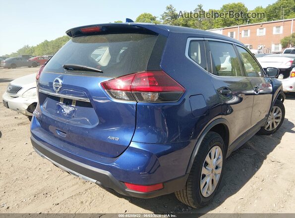 KNMAT2MV9KP543113 2019 NISSAN ROGUE Blue Tył prawy
