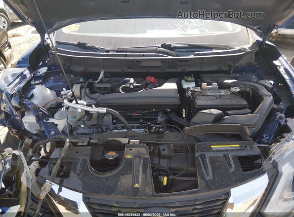 KNMAT2MV9KP543113 2019 NISSAN ROGUE Blue Widok z tyłu