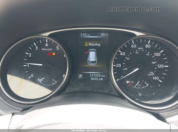 KNMAT2MVXGP614777 2016 NISSAN ROGUE Silver Հետևի նստատեղերի տեսք