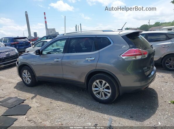 KNMAT2MVXGP614777 2016 NISSAN ROGUE Silver Սալոնի 360 աստիճան տեսք