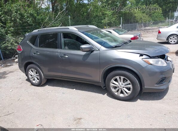 KNMAT2MVXGP614777 2016 NISSAN ROGUE Silver Սալոնի հետևի տեսք