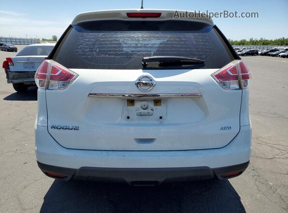 KNMAT2MVXGP630641 2016 NISSAN ROGUE White Вид ззаду