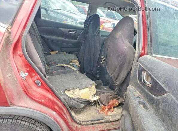 KNMAT2MVXGP643356 2016 NISSAN ROGUE Maroon 