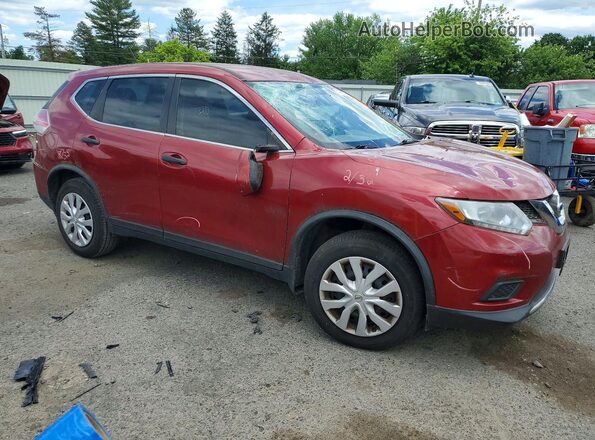 KNMAT2MVXGP643356 2016 NISSAN ROGUE Maroon 
