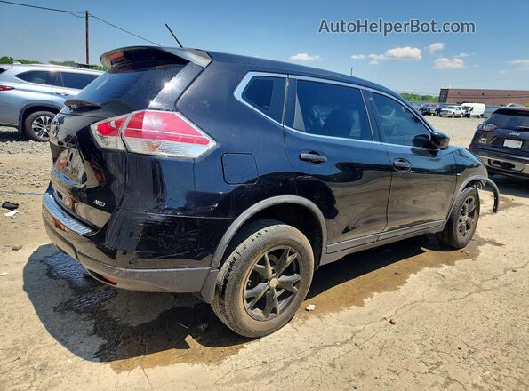 KNMAT2MVXGP666538 2016 NISSAN ROGUE Black Rear right