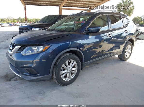 KNMAT2MVXGP681251 2016 NISSAN ROGUE Dark Blue 