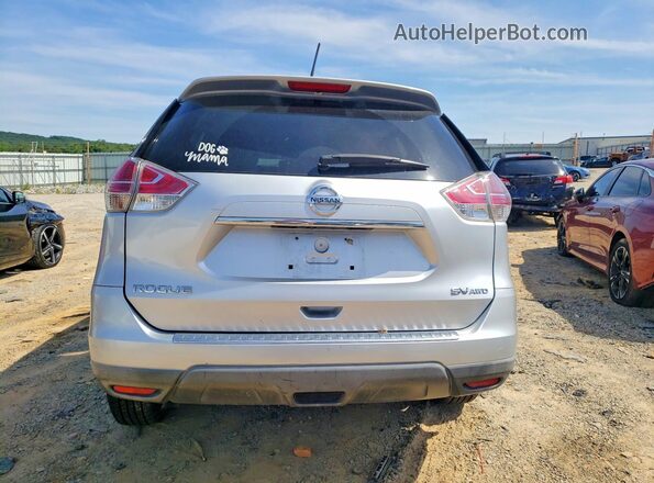KNMAT2MVXGP698745 2016 NISSAN ROGUE Silver 