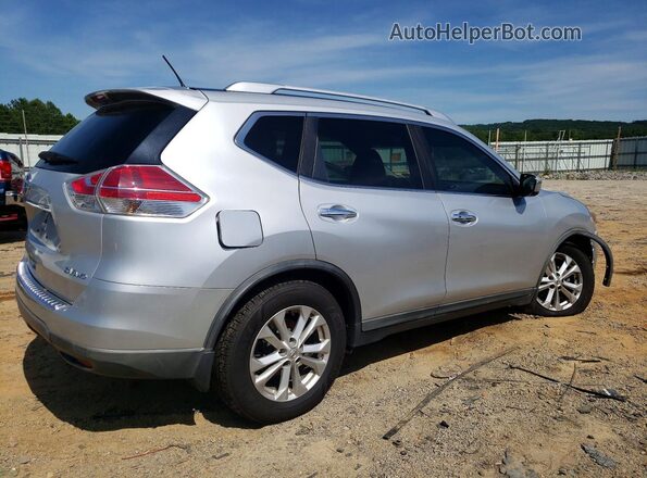 KNMAT2MVXGP698745 2016 NISSAN ROGUE Silver 