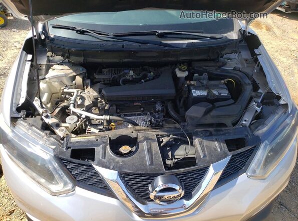KNMAT2MVXGP698745 2016 NISSAN ROGUE Silver 