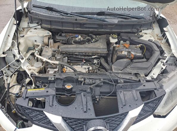 KNMAT2MVXGP720792 2016 NISSAN ROGUE White Շարժիչի բաժամունքի տեսք