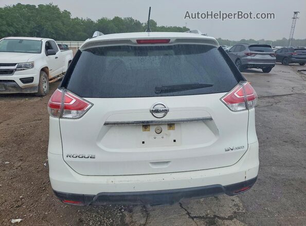 KNMAT2MVXGP720792 2016 NISSAN ROGUE White Հետևի տեսք