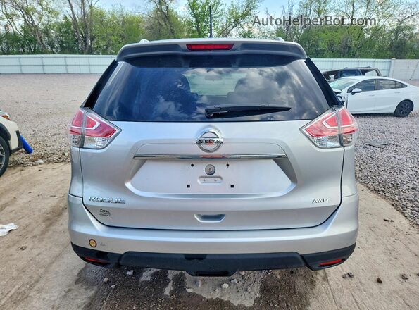 KNMAT2MVXGP728181 2016 NISSAN ROGUE Серебряный 