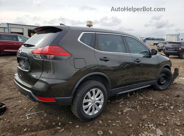KNMAT2MVXHP544103 2017 NISSAN ROGUE Green უკანა მარჯვენა