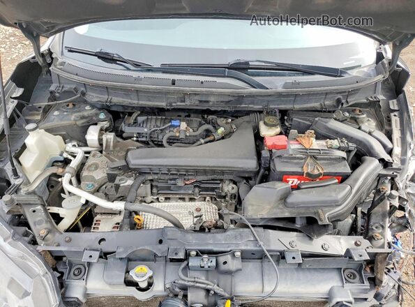 KNMAT2MVXHP544103 2017 NISSAN ROGUE Green უკანა სალონის ხედი