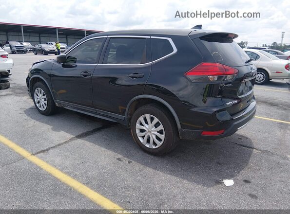KNMAT2MVXHP600878 2017 NISSAN ROGUE Black უკანა მარცხენა