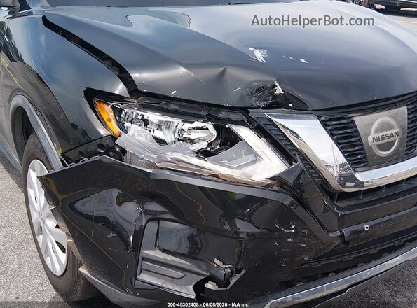 KNMAT2MVXHP600878 2017 NISSAN ROGUE Black წინა ხედი