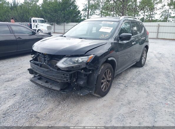 KNMAT2MVXHP603828 2017 NISSAN ROGUE Black Przód lewy