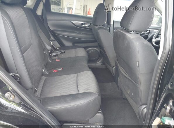 KNMAT2MVXHP603828 2017 NISSAN ROGUE Black Widok naklejki z numerem VIN