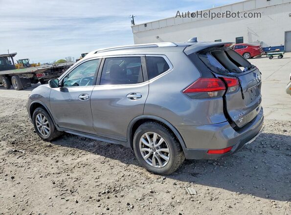 KNMAT2MVXJP525847 2018 NISSAN ROGUE Gray Rear left
