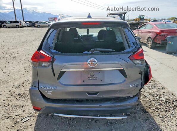 KNMAT2MVXJP525847 2018 NISSAN ROGUE Gray Rear view