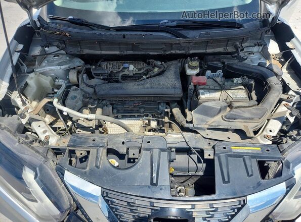 KNMAT2MVXJP540526 2018 NISSAN ROGUE Серебряный Вид подкапотного пространства