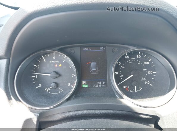 KNMAT2MVXJP562896 2018 NISSAN ROGUE Black Widok tylnych siedzeń