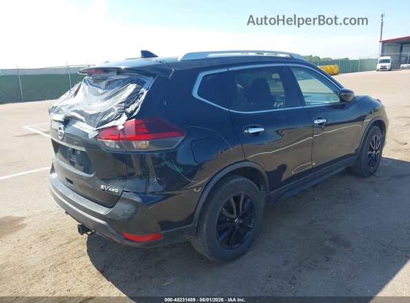 KNMAT2MVXJP562896 2018 NISSAN ROGUE Black Tył prawy
