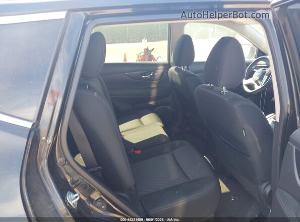KNMAT2MVXJP562896 2018 NISSAN ROGUE Black Widok naklejki z numerem VIN