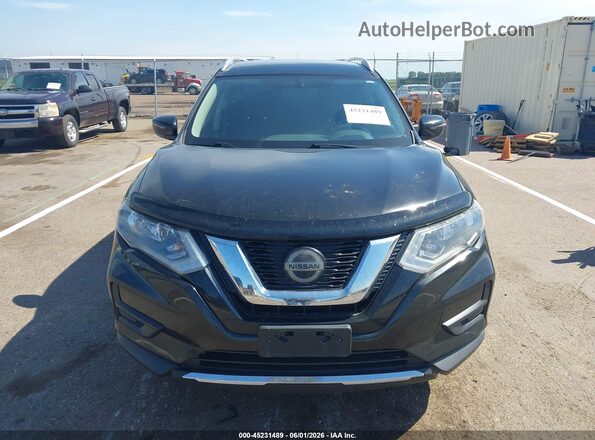 KNMAT2MVXJP562896 2018 NISSAN ROGUE Black Widok zestawu wskaźników