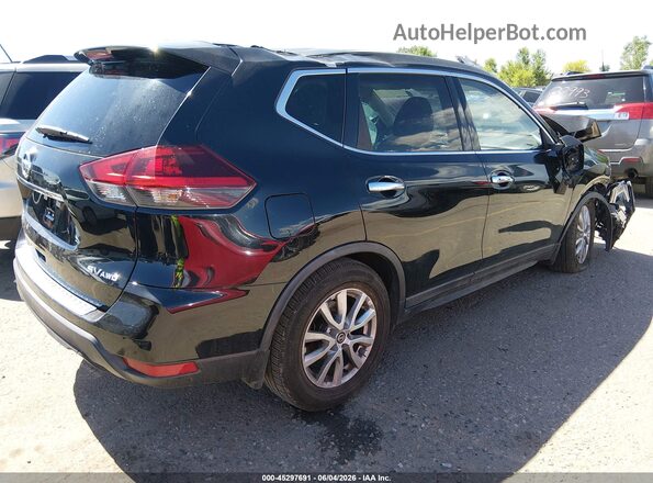 KNMAT2MVXJP585241 2018 NISSAN ROGUE Black Հետևի աջ