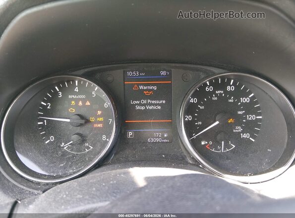 KNMAT2MVXJP585241 2018 NISSAN ROGUE Black Հետևի նստատեղերի տեսք
