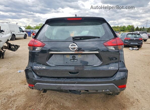 KNMAT2MVXJP607917 2018 NISSAN ROGUE Черный Вид сзади