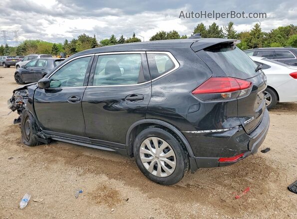 KNMAT2MVXJP607917 2018 NISSAN ROGUE Черный Задняя левая четверть