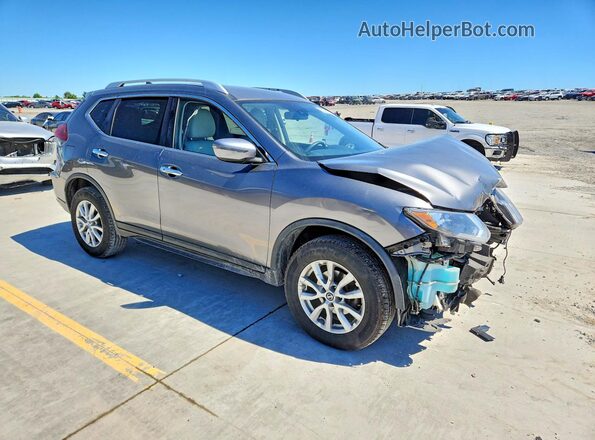 KNMAT2MVXKP530404 2019 NISSAN ROGUE Серый Передняя правая четверть