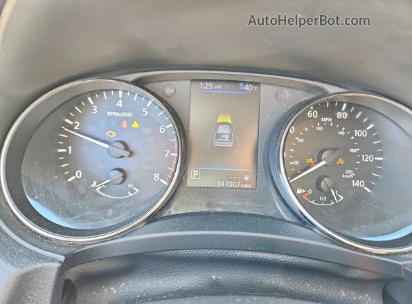 KNMAT2MVXKP530404 2019 NISSAN ROGUE Серый Вид щитка приборов