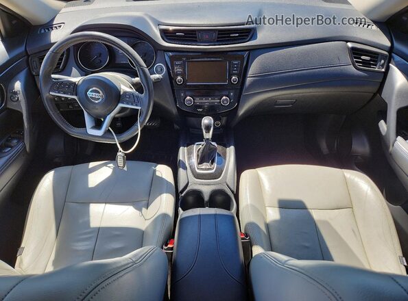 KNMAT2MVXKP530404 2019 NISSAN ROGUE Серый Вид панели приборов