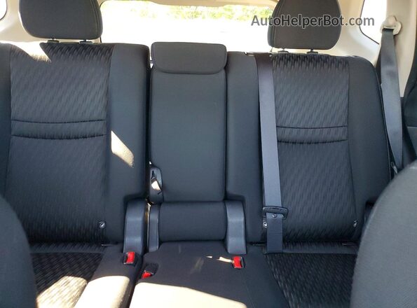KNMAT2MVXLP504385 2020 NISSAN ROGUE Black Rear seats view