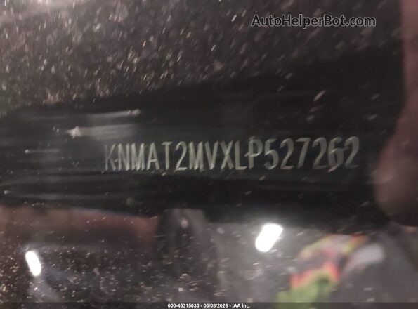 KNMAT2MVXLP527262 2020 NISSAN ROGUE Blue Շարժիչի բաժամունքի տեսք