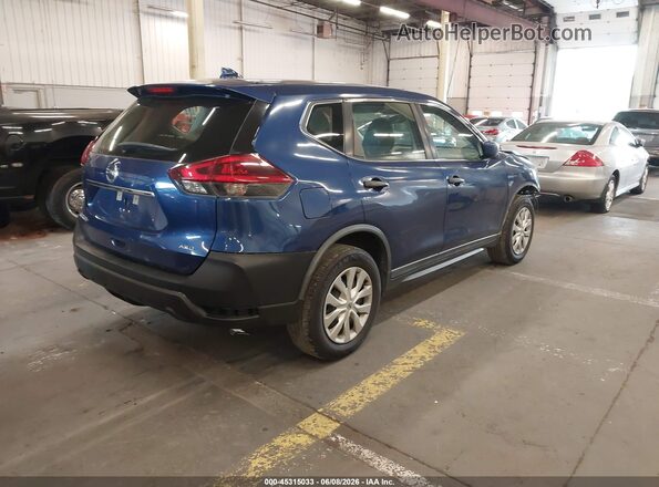 KNMAT2MVXLP527262 2020 NISSAN ROGUE Blue Հետևի աջ