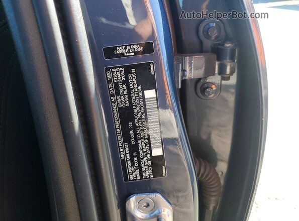 LPSED3KA1ML018327 2021 POLESTAR 2 Синий Вид подкапотного пространства