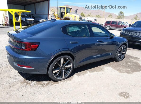 LPSED3KA4ML006480 2021 POLESTAR 2 Синий Задняя правая четверть