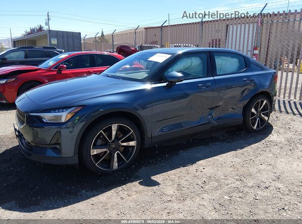 LPSED3KA4ML006480 2021 POLESTAR 2 Синий Передняя левая четверть