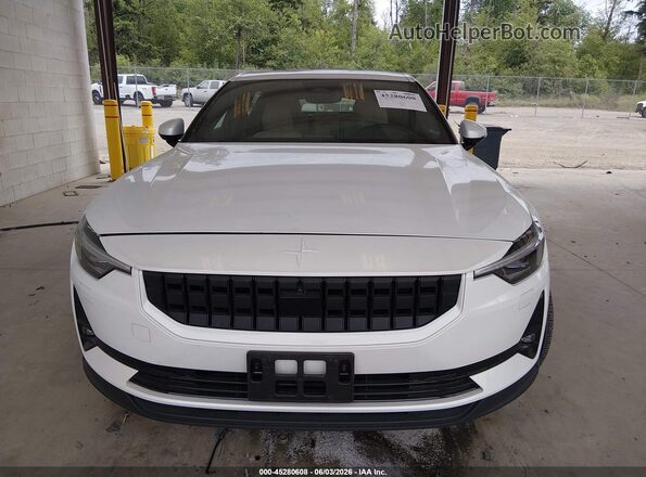 LPSED3KA7ML014993 2021 POLESTAR 2 White Dashboard view