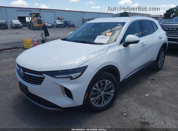 LRBAZLR40ND151968 2022 BUICK ENVISION White Передня ліва чверть