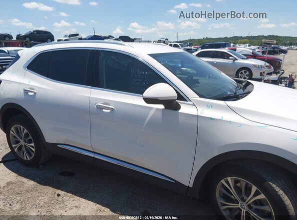 LRBAZLR40ND151968 2022 BUICK ENVISION White Вид задньої частини салону