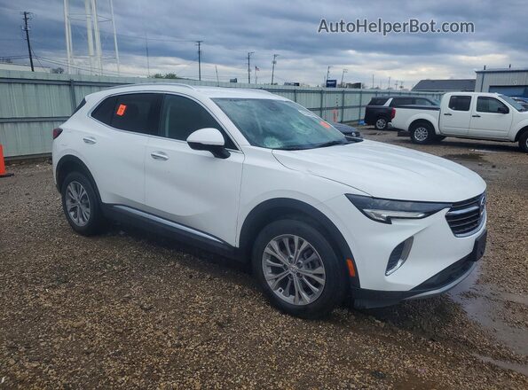 LRBAZLR40ND168253 2022 BUICK ENVISION Белый Передняя правая четверть