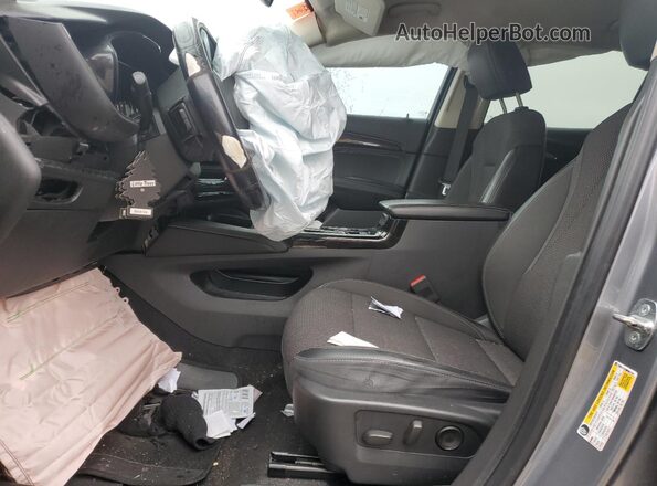 LRBAZLR43MD047442 2021 BUICK ENVISION Gray Front interior view